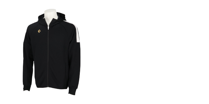 ゴールドシリーズジャージパーカ CBG242251 ブラック［1900］ 9,790円（税抜価格 8,900円）