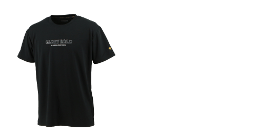 CBG231353 ゴールドシリーズプリントTシャツ ブラック［1900］ 3,960円（税抜価格 3,600円）