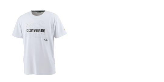 CBG231351 ゴールドシリーズプリントTシャツ ホワイト［1100］ 3,960円（税抜価格 3,600円）