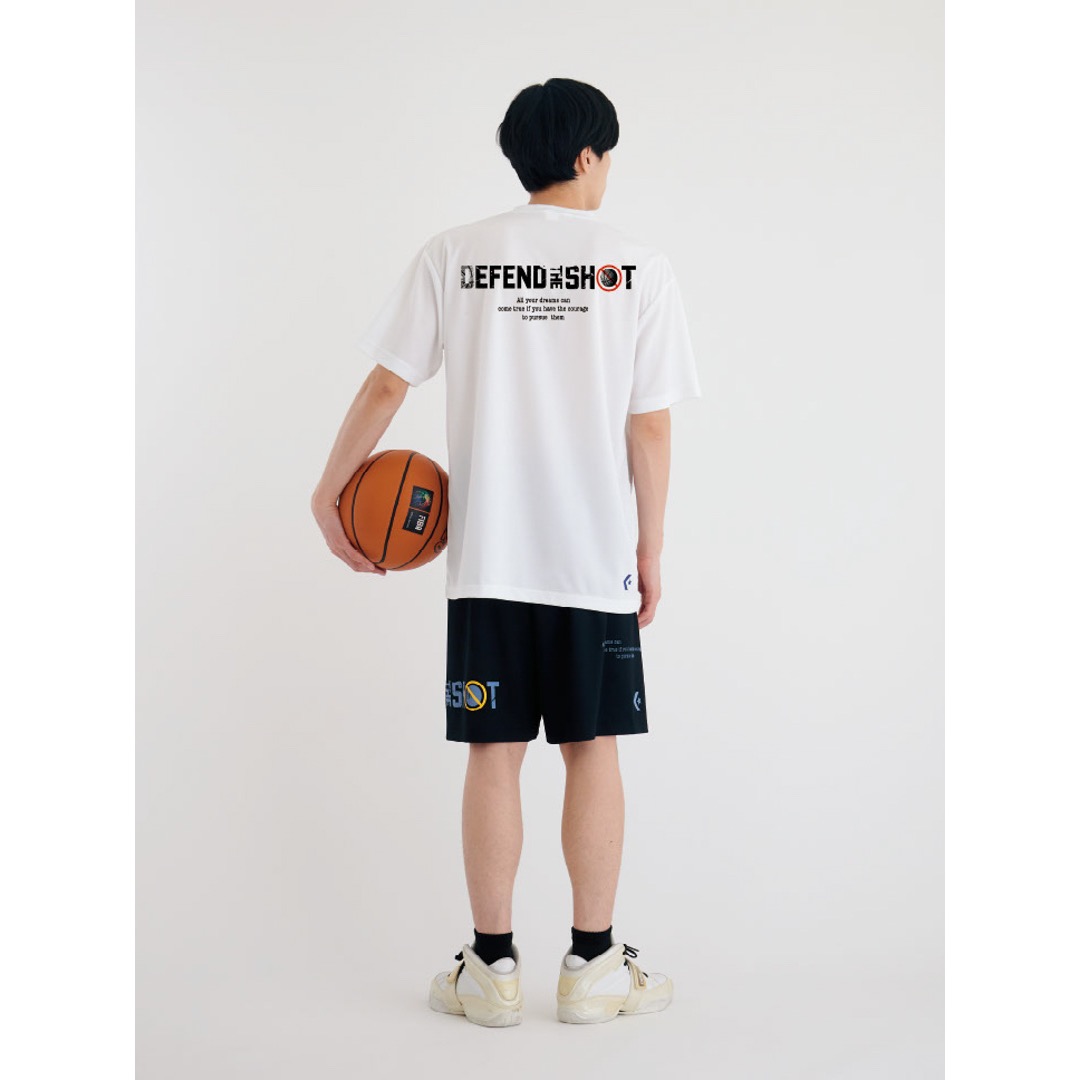 CB221364 プリントTシャツ - ホワイト［1100］ │ CONVERSE BASKETBALL